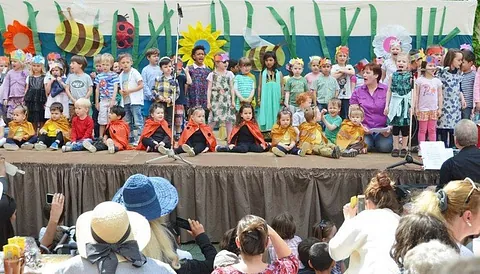 Aufführung von Kindern der Kita St. Matthias