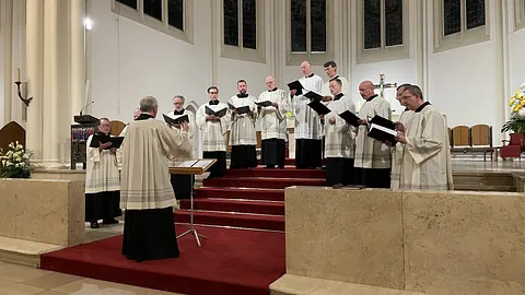 Foto der Choralschola von St. Matthias