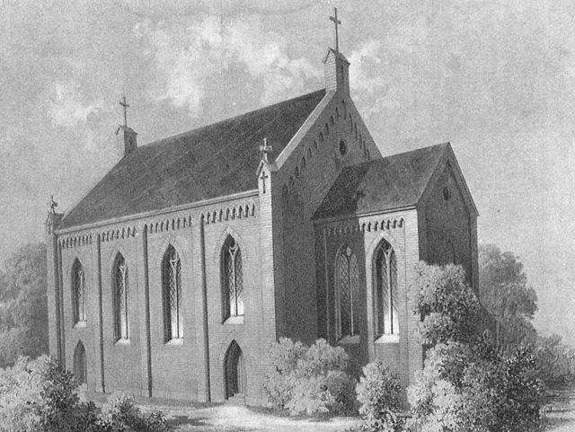 Die ursprüngliche Kirche St. Matthias