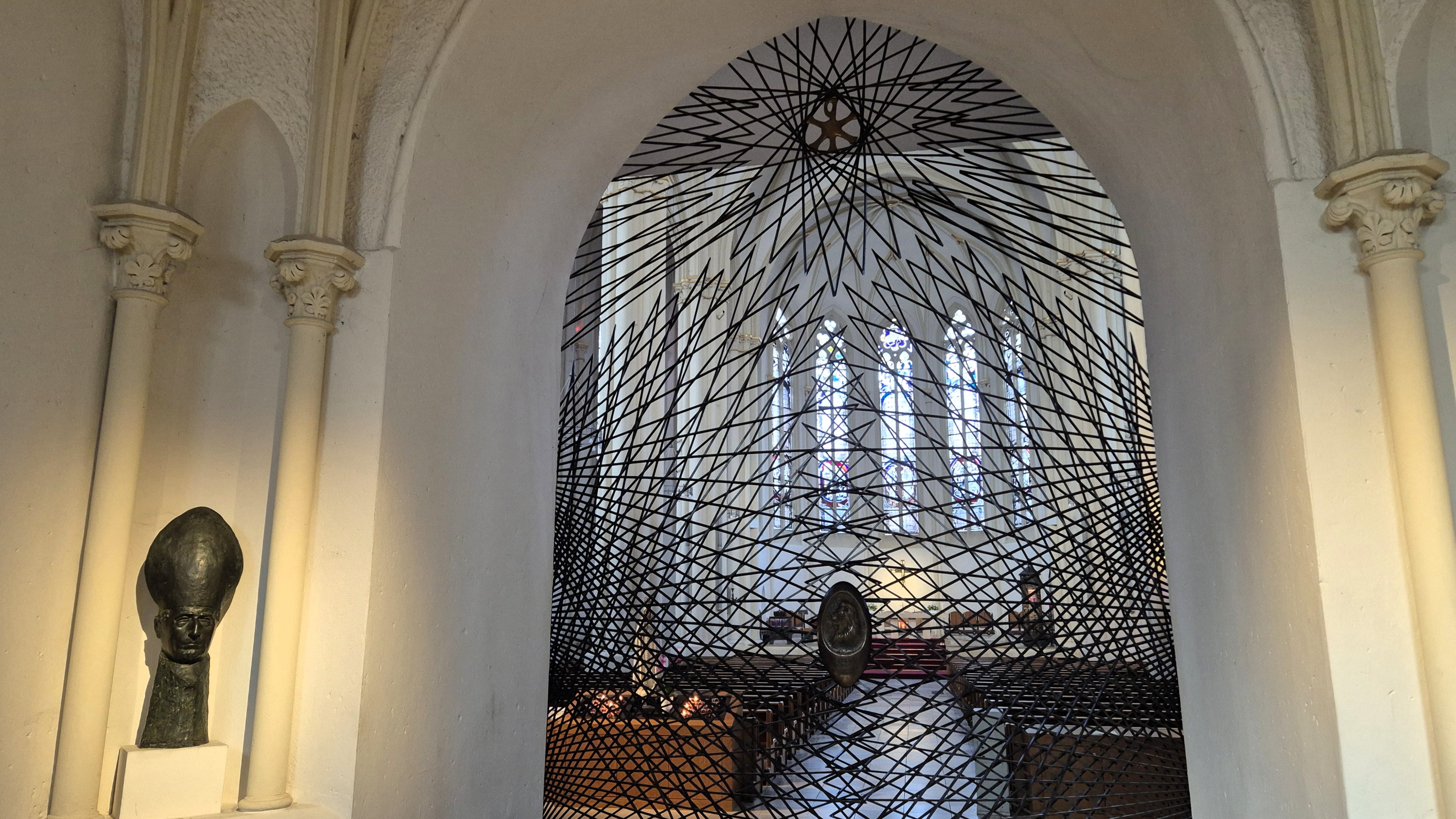 Blick von der Turmkapelle in die Kirche